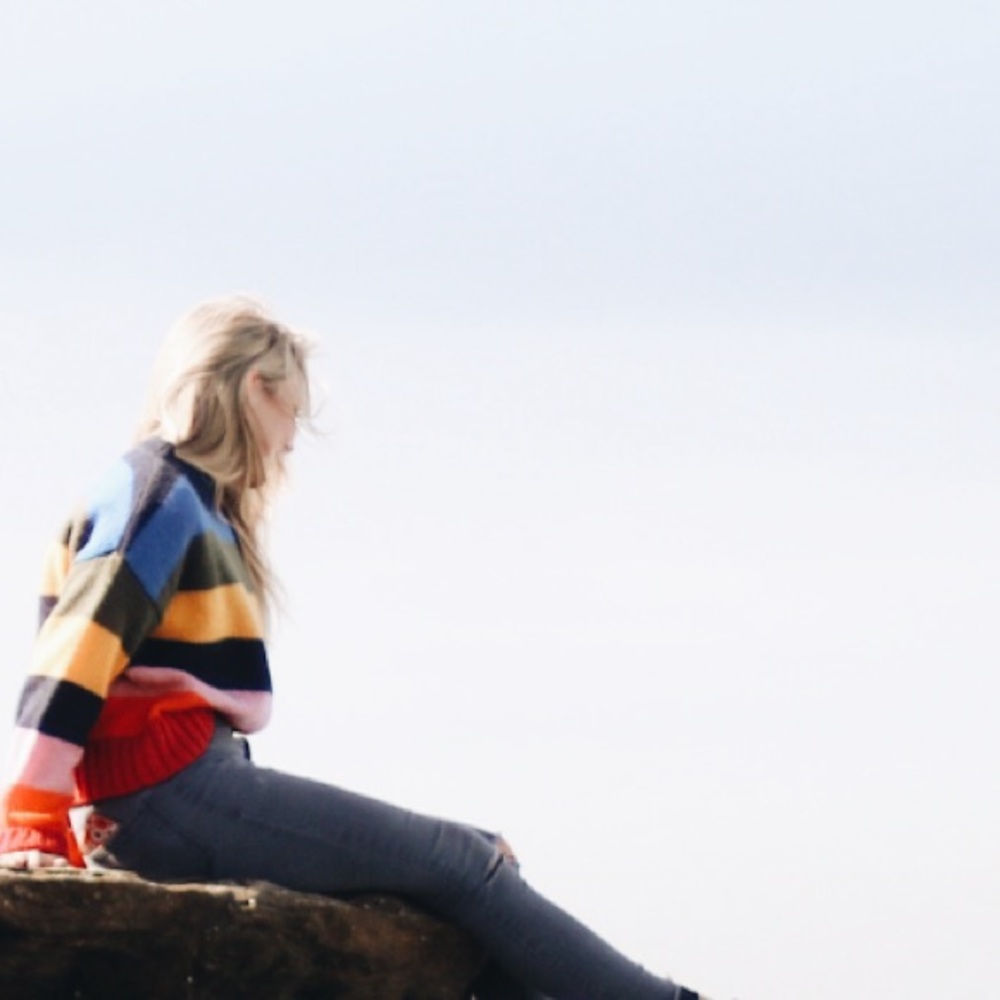 Urban Outfitters Rainbow Sweater